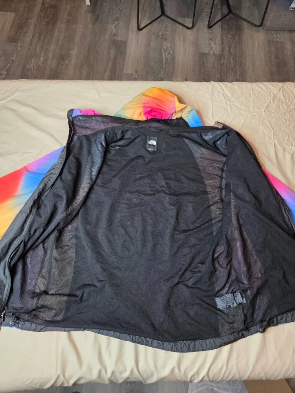 Men's - North Face Rainbow Gradient Vintage Ski Jacket - Multi Color - XL - RARE